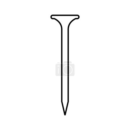 Illustration for Vector icon of a sword - Royalty Free Image