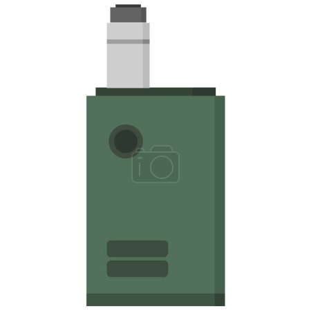 Ilustración de Icono de cigarrillo electrónico. Dispositivo de cinta - Imagen libre de derechos