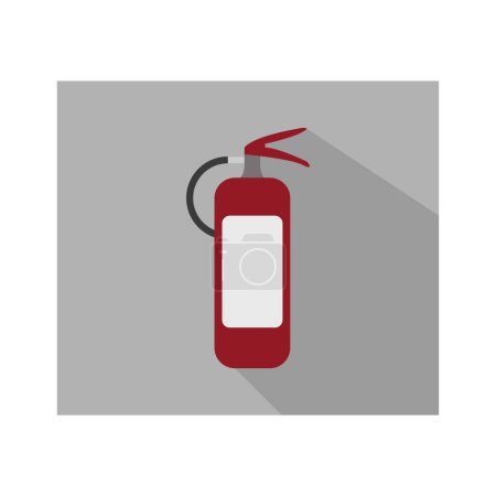 Illustration for Fire extinguisher icon vector illustration - Royalty Free Image