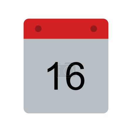Illustration for Calendar icon isolated on white background - Royalty Free Image