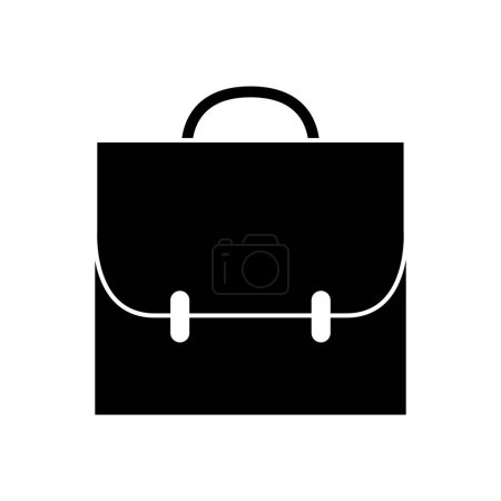 Illustration for Briefcase vector flat color icon - Royalty Free Image