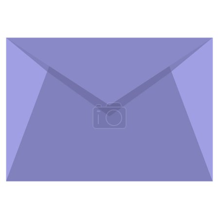 Illustration for Mail envelope icon. Email message vector illustration on white isolated background - Royalty Free Image