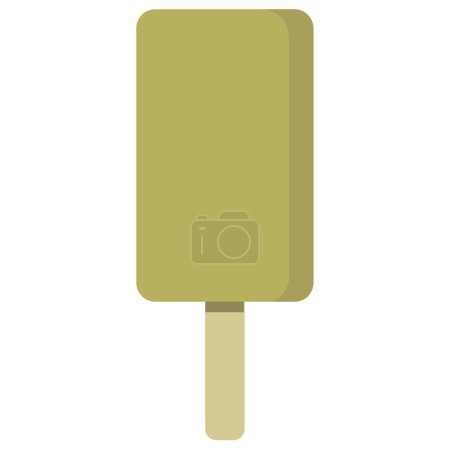 Illustration for Ice cream colored vector icon - Royalty Free Image
