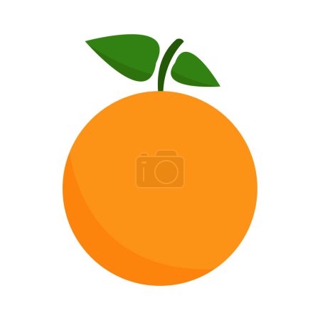 Illustration for Isolated orange fruit design - Royalty Free Image