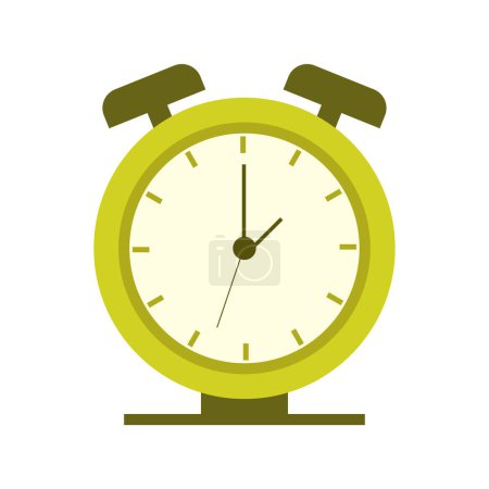 Téléchargez les illustrations : Horloge icône vectoriel design - en licence libre de droit