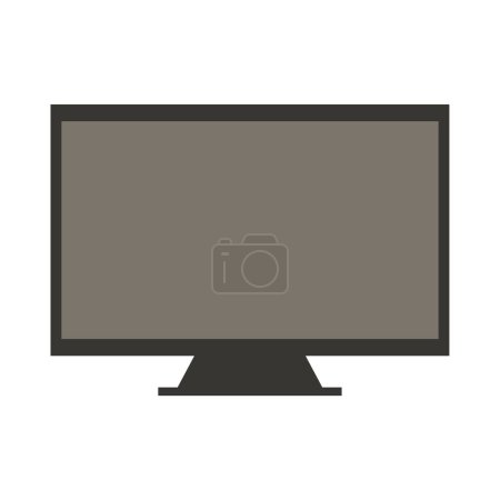 Illustration for Tv icon isolated on white background - Royalty Free Image