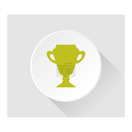 Illustration for Cup award icon. web design isolated on white background - Royalty Free Image