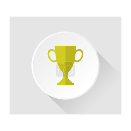 Illustration for Cup award icon. web design isolated on white background - Royalty Free Image
