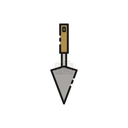 Photo for Trowel icon on white background - Royalty Free Image