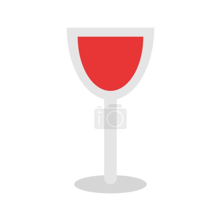 Illustration for Wine icon isolated on white background - Royalty Free Image