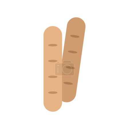 Illustration for Isolated sausages icon vector design - Royalty Free Image