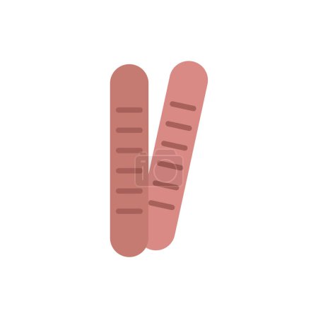 Illustration for Isolated sausages icon vector design - Royalty Free Image