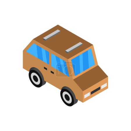 Illustration for Car vehicle transport icon vector illustration graphic design - Royalty Free Image