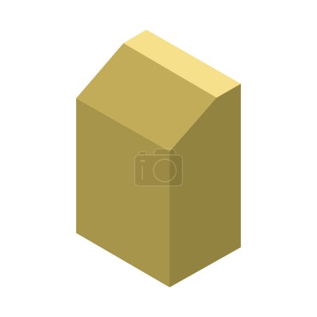 Ilustración de Caja de cartón icono aislado - Imagen libre de derechos