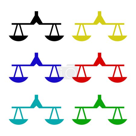 Ilustración de Escala de medición icono vector ilustración - Imagen libre de derechos