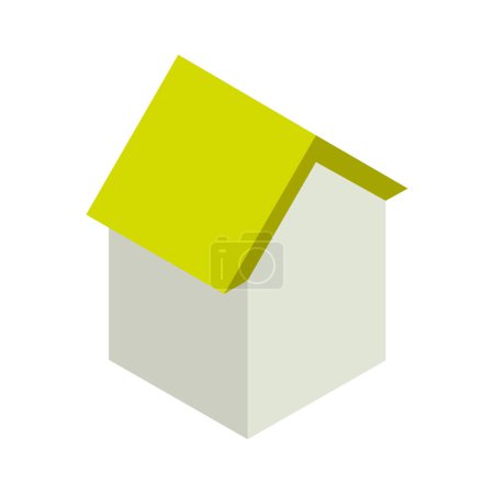 Illustration for House isolated icon, vector illustration design - Royalty Free Image