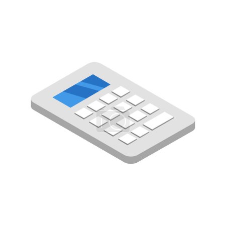 Illustration for Calculator icon. vector illustration for web - Royalty Free Image