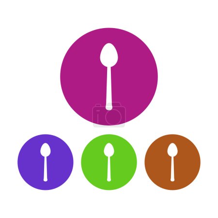 Téléchargez les illustrations : Illustration vectorielle de l'icône alimentaire - en licence libre de droit