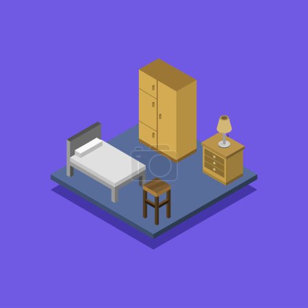 Illustration for Furniture and home icons - Royalty Free Image