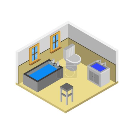 Illustration for Interior of a house - Royalty Free Image