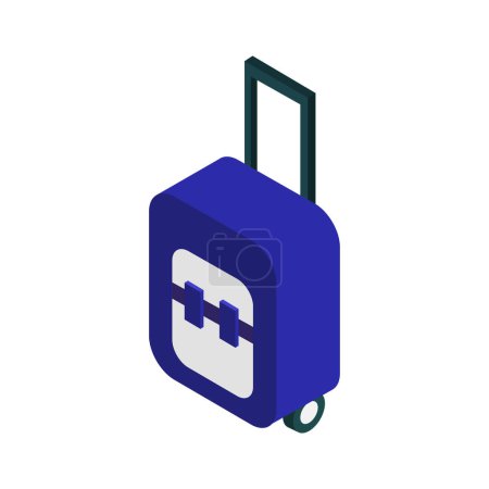 Illustration for Suitcase icon, vector illustration - Royalty Free Image