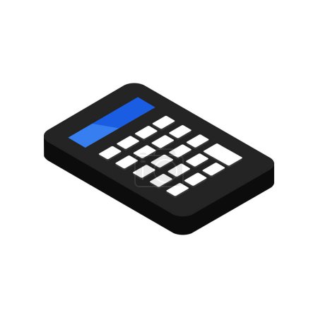 Illustration for Calculator icon. vector illustration for web - Royalty Free Image