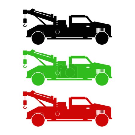Ilustración de Camión icono vector aislado sobre fondo blanco - Imagen libre de derechos