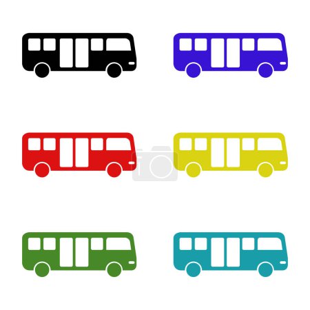 Photo for Bus icon, vector design - Royalty Free Image