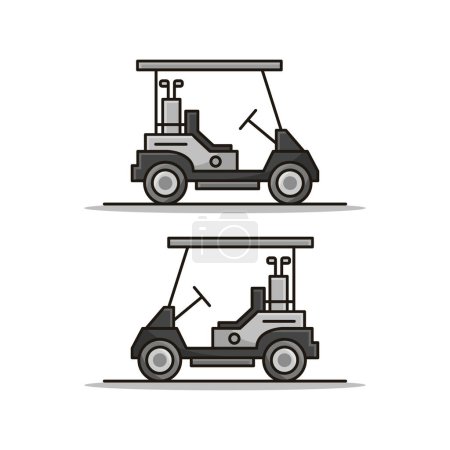 Ilustración de Ilustración vectorial de Car set - Imagen libre de derechos