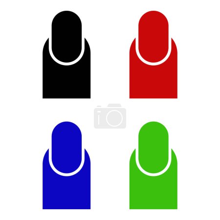 Illustration for Vector illustration of a set of people icons - Royalty Free Image