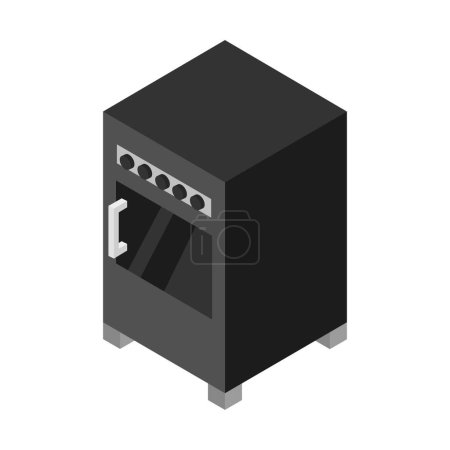 Illustration for Stove icon vector illustration - Royalty Free Image