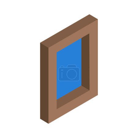 Illustration for Window graphic icon, vector illustration - Royalty Free Image