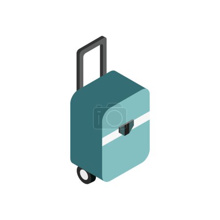 Illustration for Suitcase icon, vector illustration - Royalty Free Image