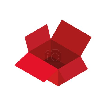 Ilustración de Caja vector icono ilustración diseño - Imagen libre de derechos