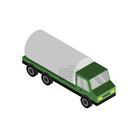 Illustration for Car transport isometric icon vector illustration design - Royalty Free Image