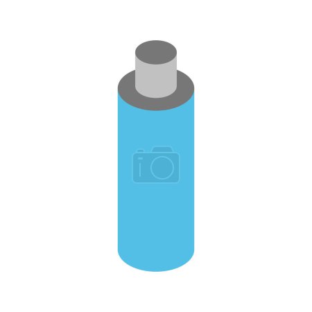 Ilustración de Icono de la botella médica. ilustración vectorial - Imagen libre de derechos
