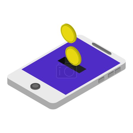 Ilustración de Dinero icono vector ilustración fondo para su diseño web y aplicación móvil, logotipo de flecha - Imagen libre de derechos
