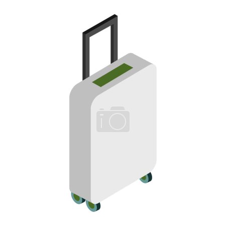 Ilustración de Icono de la maleta, ilustración vectorial - Imagen libre de derechos
