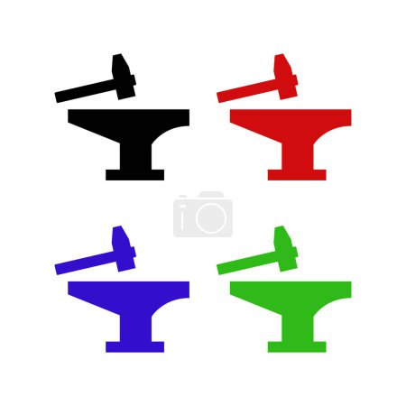 Illustration for Color faucet icon isolated on white background. set icons in different buttons. vector illustration - Royalty Free Image