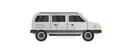 Ilustración de Ilustración vectorial de SUV Car - Imagen libre de derechos