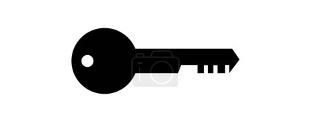 Photo for Vector illustration of key web  icon - Royalty Free Image