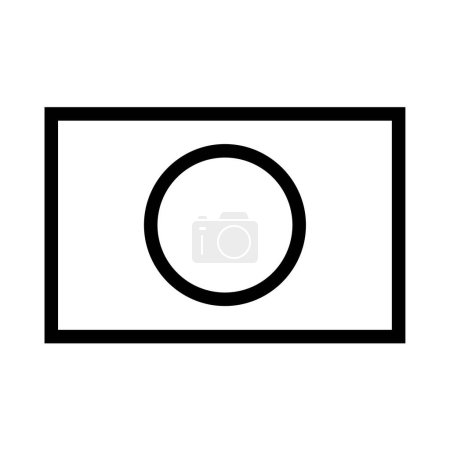 Illustration for Camera vector thin line icon - Royalty Free Image