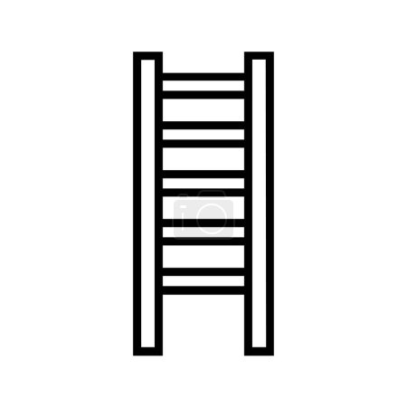 Illustration for Ladder icon vector illustration - Royalty Free Image