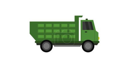 Ilustración de Icono del camión. ilustración aislada sobre fondo blanco - Imagen libre de derechos