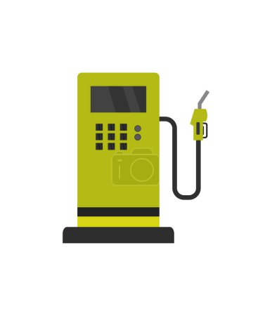 Illustration for Electric pump icon, flat design - Royalty Free Image