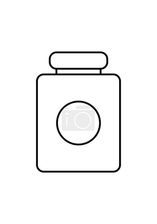 Illustration for Jar vector icon illustration - Royalty Free Image