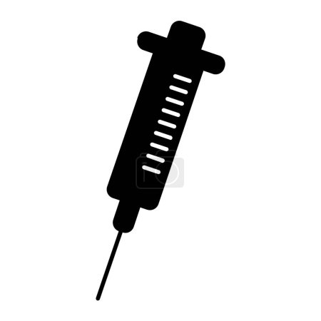 Illustration for Syringe icon. medical symbol. flat design - Royalty Free Image