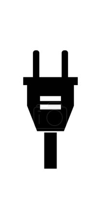 Illustration for Power socket icon vector illustration - Royalty Free Image