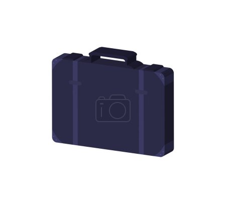 Illustration for Briefcase isolated vector illustration - Royalty Free Image