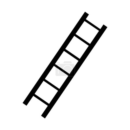 Ilustración de Icono de escalera, ilustración vectorial - Imagen libre de derechos